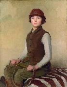 George Spencer Watson The saddlers daughter Spain oil painting artist